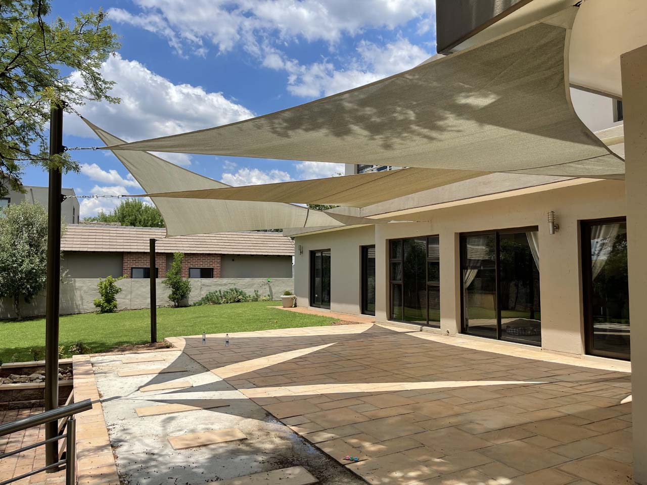 Shade Net Canopy installed in Botswana