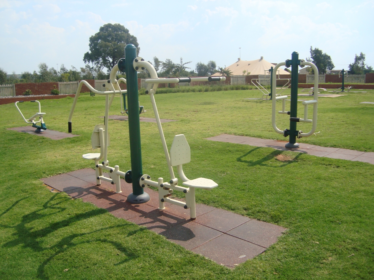 Outdoor Gym — 8 Station Circuit installed in Botswana