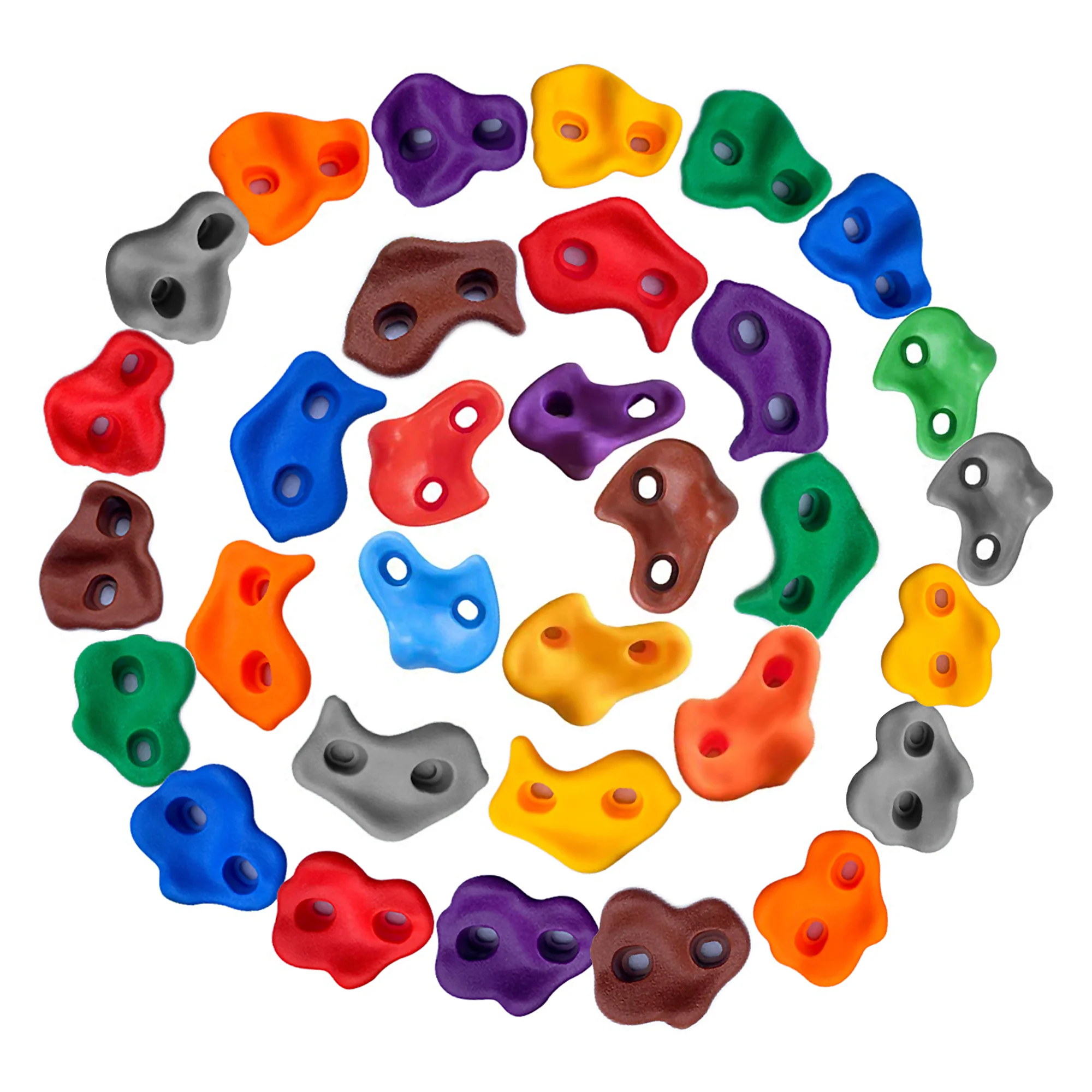 Kids Homemade Climbing Training Wall Rock Boulder Ring Hold Set Gift — Climbing Frames supplied in Botswana